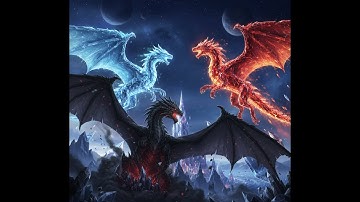 “The Battle of Crystal Dragons | Auren & Ignar vs Obsidrax | Epic AI Fantasy Cinematic”