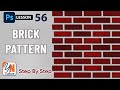 How To Create Brick Pattern in Photoshop Exercise No. 56 | YN Tutor | photoshop tutorials