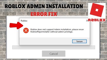Roblox does not support admin installation Fix