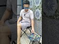 ghế gấp gọn mini #banghe #fishing #cauca #camping #dangoai