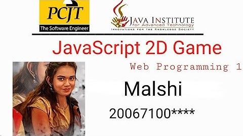 JavaScript 2D Game Development | JAVA Institute | Malshi