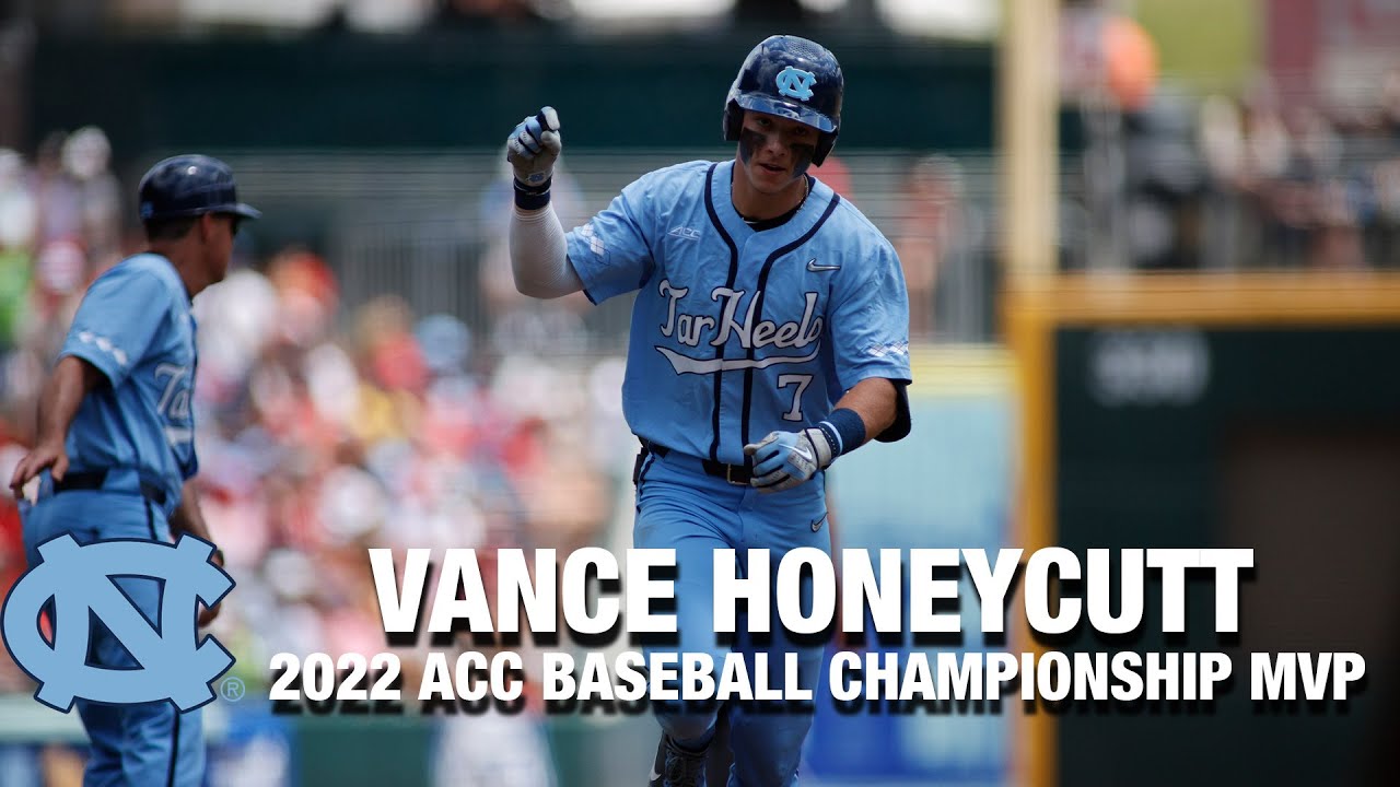 North Carolina's Vance Honeycutt Named 2022 ACC Baseball Championship MVP 