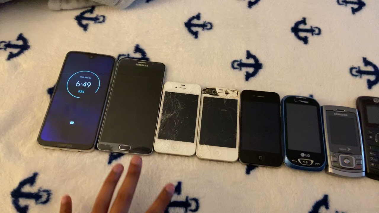 All of the phones I found in the target phone bin