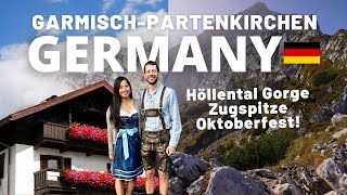 Germany’s Garmisch-Partenkirchen 🇩🇪🥨 | Gorge hikes, Zugspitze & Oktoberfest! (Travel Vlog)