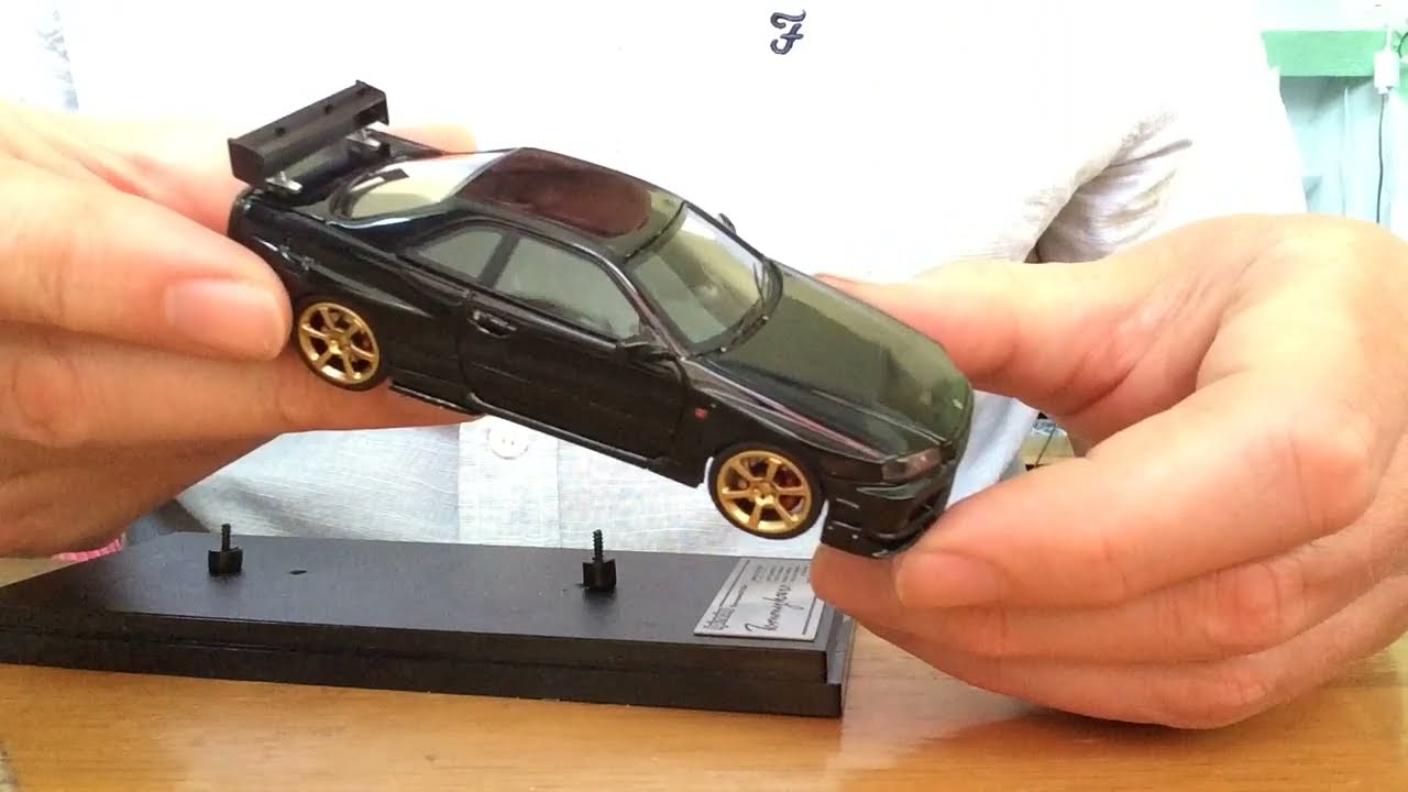HPI Racing トミーカイラ R34 ブラック HPI Diecast Nissan GT-R Tommykaira R (R34) 1/43rd Review
