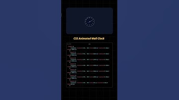 🚀 "Mind-Blowing CSS Clock ⏰ | No JavaScript!" ✨💻