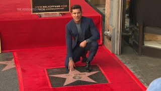 Efron honors Perry during star ceremony