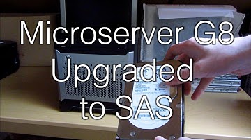 HP MicroServer Gen8 Upgraded to SAS