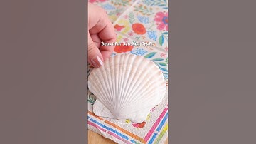 Napkin Decoupage Seashells 🩷🐚 tutorial on hellowonderful.co