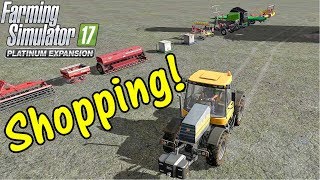 Let's Play FS17, Pacific Inlet Logging #14: Shopping!