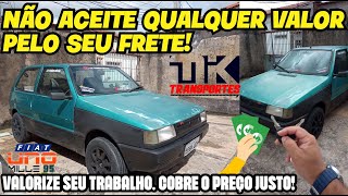 Preço justo no frete: Não cobre mais barato que os outros e valorize seu trabalho - Fiat Uno