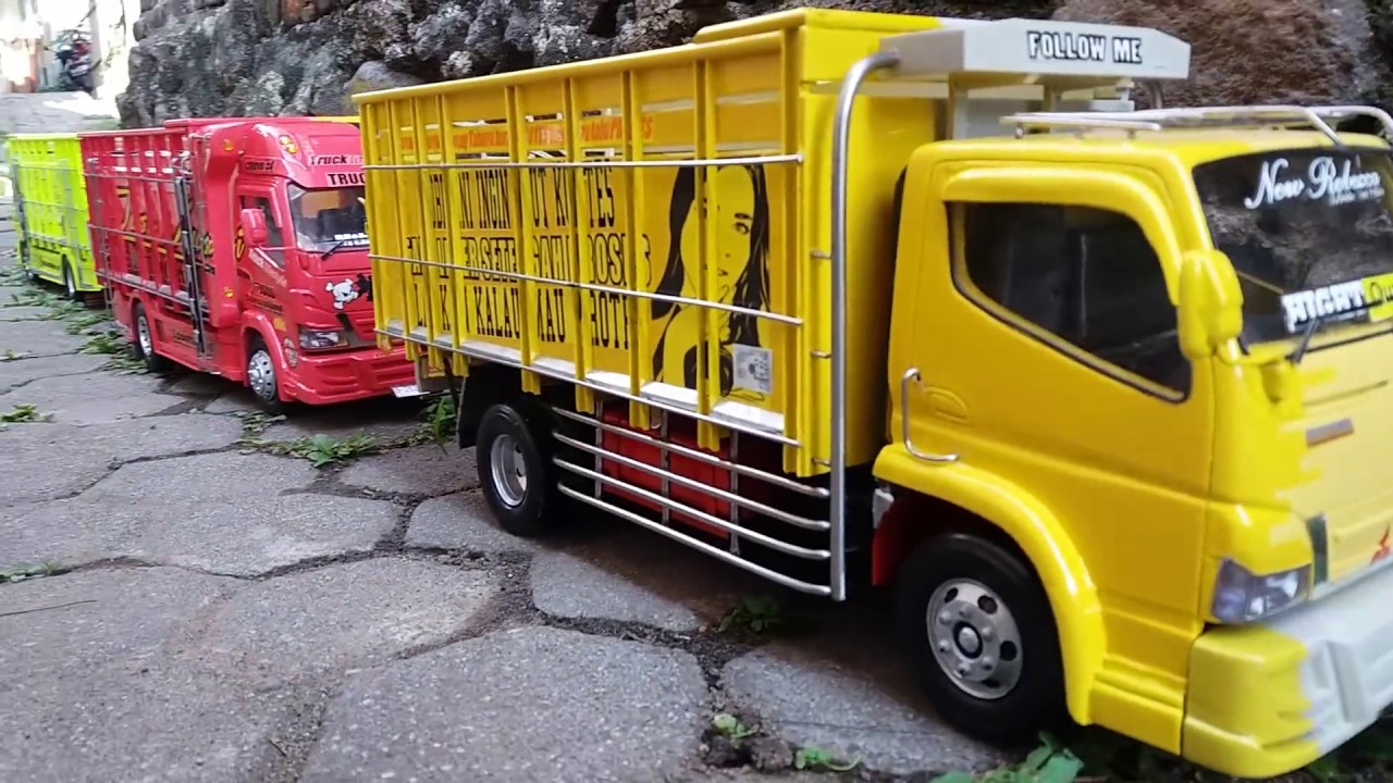  Miniatur  truk  hildan  Jasa Murni Ganteng YouTube