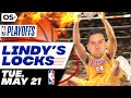 Nba picks for every game tuesday 521  best nba bets  predictions  lindys leans likes  locks