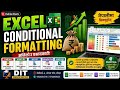 Completely one video excel conditional formatting #excel #conditionalformatting #dit #ditcomputer