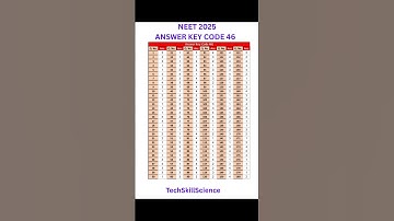 Neet Answer key Paper code 46 |neetcode  46 || Neet Answer Key 2025 || #NeetAnswerkey #neetcutoff