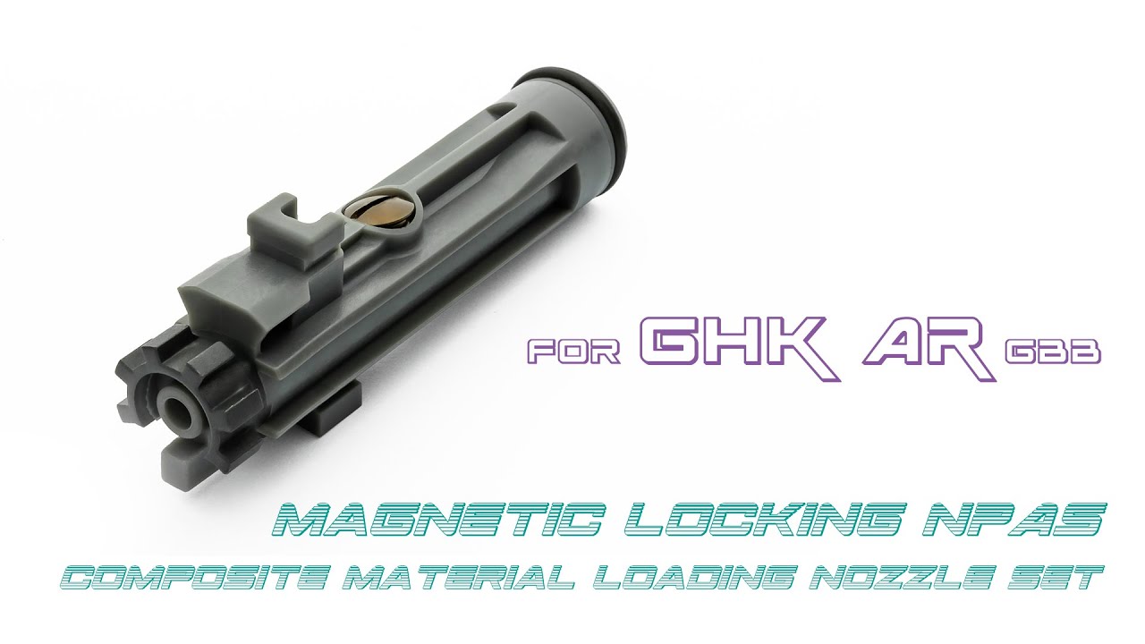 【RA-TECH】Magnetic Locking NPAS composite material loading nozzle set for GHK AR GBB debut