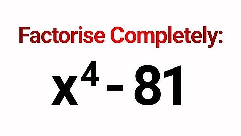 The Fastest Way to Fully Factorise This Expression! SAT, Olympiad Math