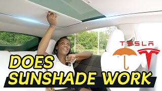 How to deal with a Tesla feeling like an oven in summer? Is installing sunshades effective?