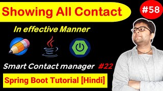 Celebrity Showing All Contacts in very Effective Manner| Pagination | Smart Contact Manager #22 Wealth