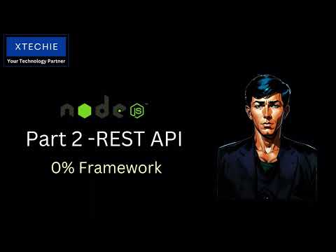 Part 2, Create REST API  using Vanilla Node JS. 0% Framework.