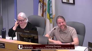 Civilian Police Review Board Meeting - Wednesday, August 26, 2026
