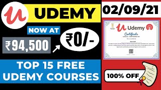 Udemy Free Online Courses Today | 2 & 3 September 2021 | Free Udemy Coupon 2021