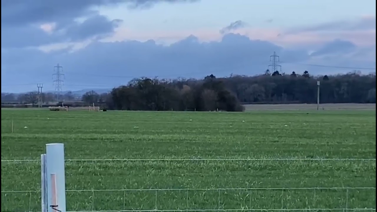 The English nursery final at york my dad he had really good run well done dad 