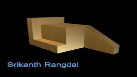 3D View of Isometric to 2D Orthographic Problem from N D Bhatt