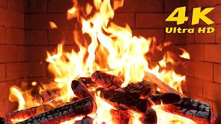 🔥 Cozy coastal outdoor fireplace. Peaceful Winter Fireplace Ambience 4K. Winter Fireplace Ambience
