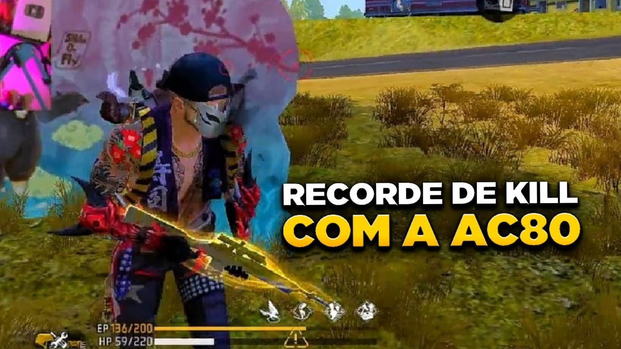 FURY fez RECORD DE KILLS com AC80 na SOLO VS SQUAD! - YouTube