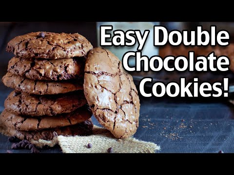 Video: Cookies "Double Chocolate" S Mandľami - Recept Krok Za Krokom S Fotografiou