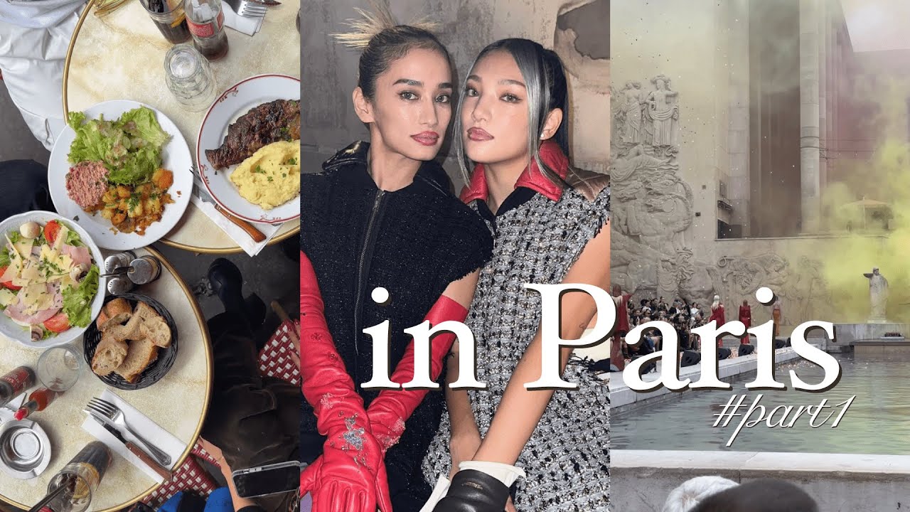 【vlog】初パリファッションウィーク！夢のような世界に感動しました😭✨