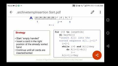 Data structures & Algo. Lecture No. 29 By Ms. Sadaf Asad