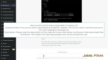 How to format and print current date in Golang 1.20