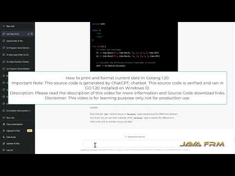 How to format and print current date in Golang 1.20