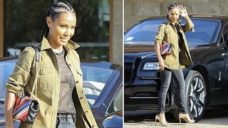 Jada Pinkett Smith Looking Super Sexy In A Fishnet Top