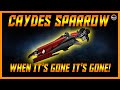 Destiny 2 - Forsaken Caydes Sparrow - The Gamblers Palm - Get It Before It's Gone!