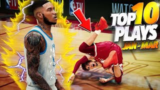 TOP 10 WILDEST PLAYS From Jan - March / NBA 2K22 Highlights & WTF Moments