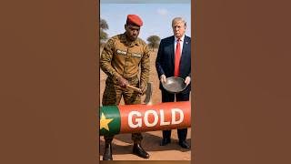 Ibrahim Traoré Cuts the Gold Pipeline ⚡ Trump Waiting with Empty Plate | Funny Short 😂 #funny #trump