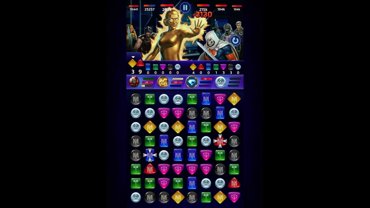 Marvel Puzzle Quest - Aunt May (Golden Oldie) goes brrr