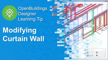 Bentley OpenBuildings: Modifying Curtain Wall Height and Width