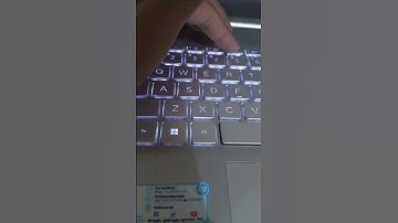 How To Turn On/Off Laptop Keyboard Backlit|Laptop कीबोर्ड की लाइट कैसे चालू करे|#shorts #shortsvideo