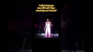 Teddy Pendergrass live in 1979 with “When Somebody Loves You Back,”