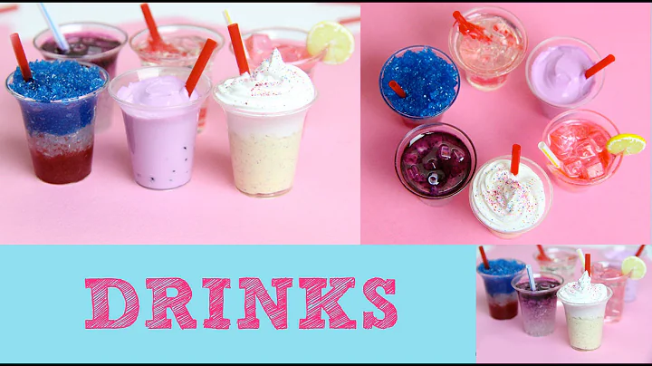 Thirsty? - How To Make Mini Drinks & Ice Cream Wit...