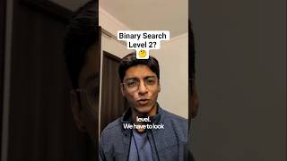 Binary Search Level 2? 🤔 #dsa #leetcode #google #faang #microsoft #amazon #engineering #tech #coding
