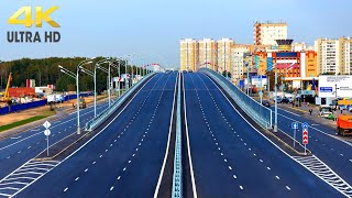 картинка: Московский скоростной диаметр (МСД-ХОРДА). Едем с Юга на Север (Moscow High Speed ​​Diameter)