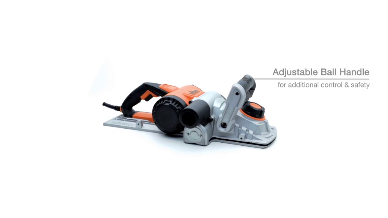 TRITON TPL180 2MM TRIPLE BLADE PLANER 240V Screwfix YouTube