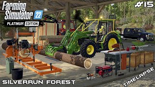 BUILDING our own SAWMILL from SCRATCH - $$$ | Silverrun Forest | FS22 Platinum Edition | Episode 15