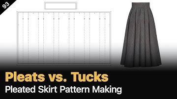 Uitleg over rokplooien: patroonontwerp voor omgekeerde boxplooirok vanaf nul