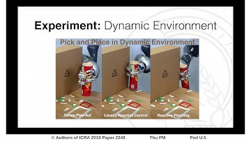 Real-Time Perception Meets Reactive Motion Generation